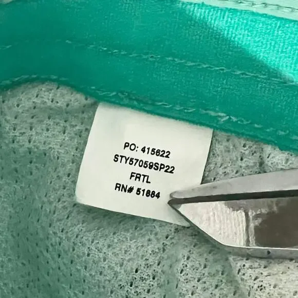 Patagonia Baggies In Fresh Teal Lightweight Water Repellent Relaxed Fit Size XL - Picture 7 of 8